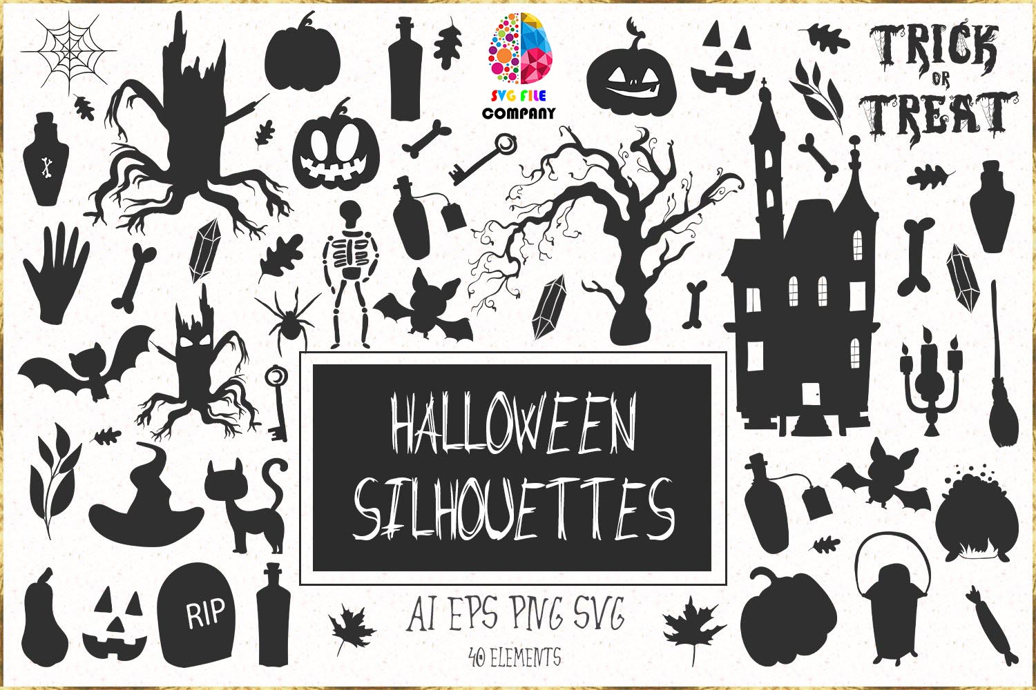Halloween SVG Bundle - Svgfile.co - 0.99 Cent SVG Files - Life Time Access